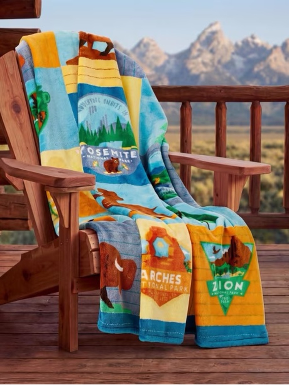 Licensed National Park Silk Touch Throws, 60" x 70"
